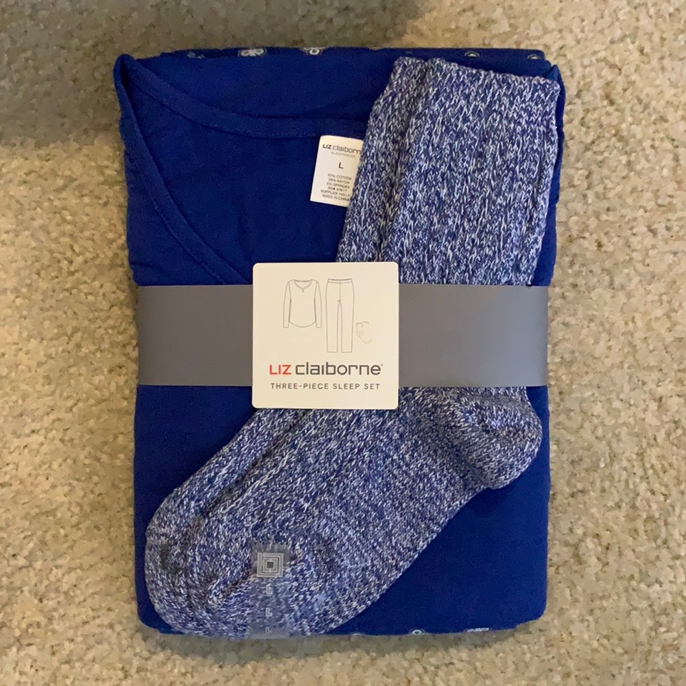 Liz Claiborne Women’s Three-Piece Sleep Set